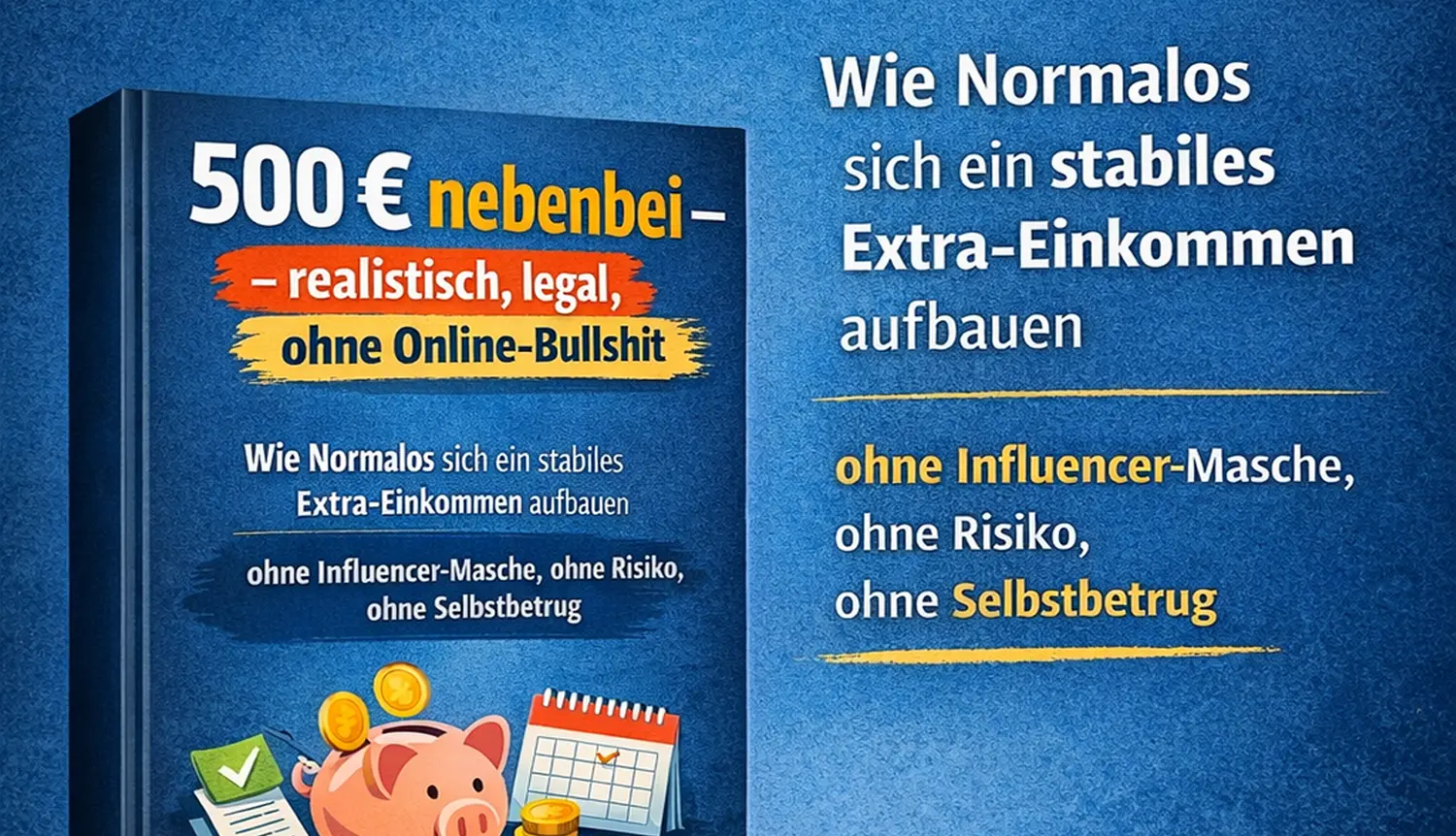 500 € nebenbei – realistisch, legal, ohne Online-Bullshit.