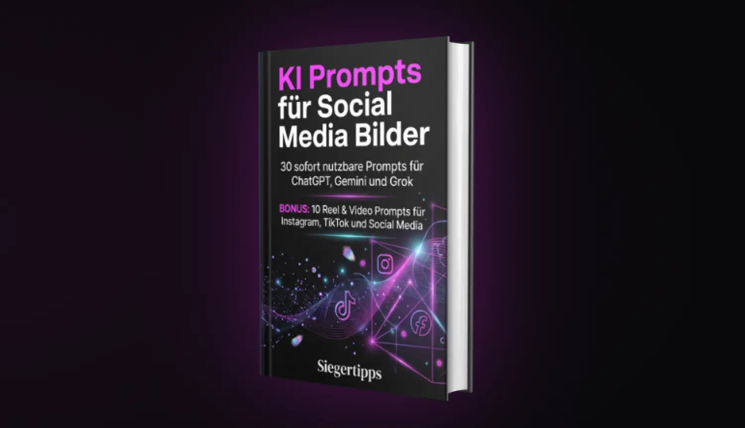 eBook mit KI Prompts für Social Media