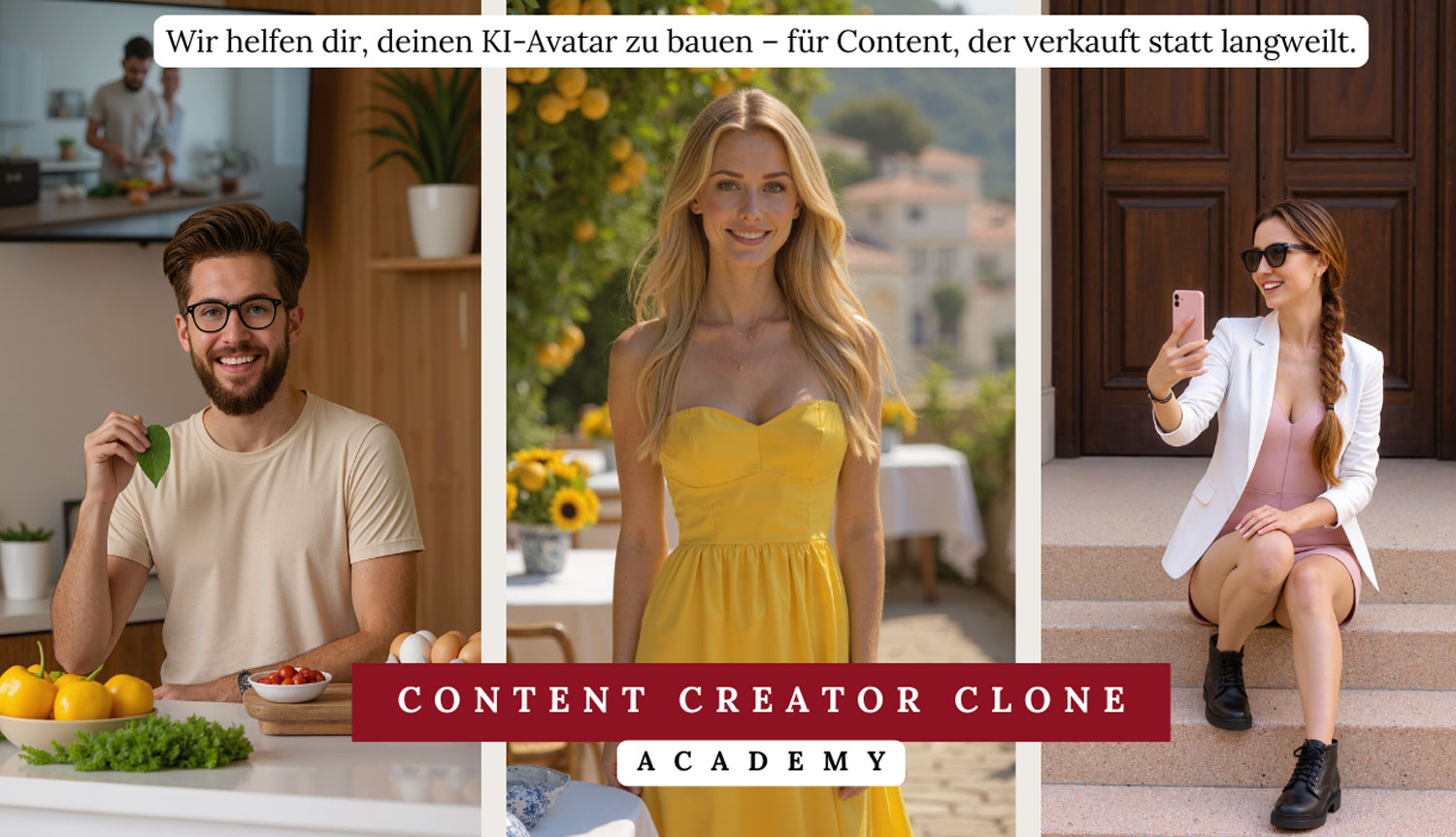 Content Creator AI Clone Masterclass - erstelle deinen eigenen KI Clone